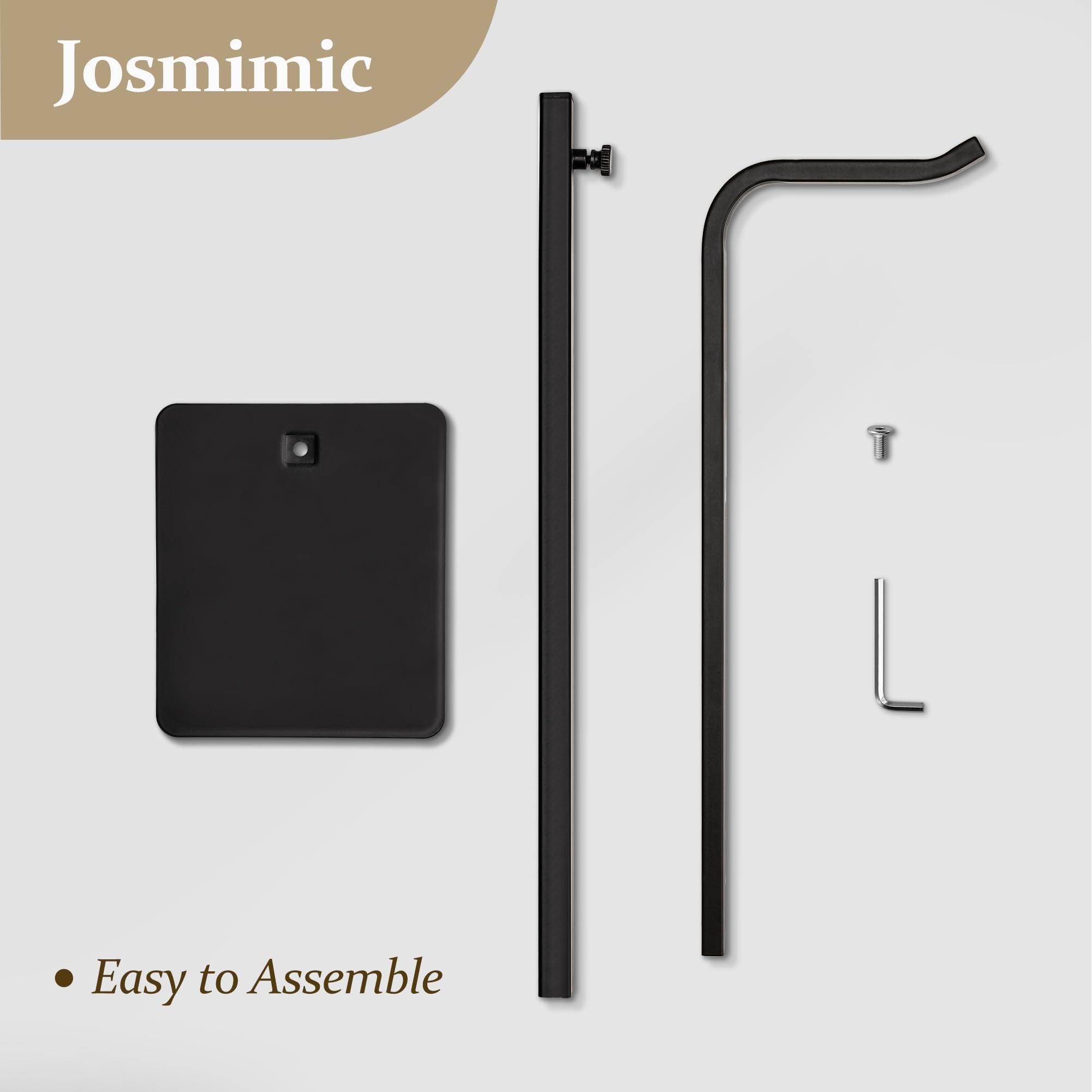 Josmimic purse holder stand in-store setup showcases professional bag presentation