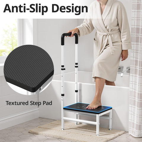 Josmimic Step Stool Wide Base enhances stability on any floor.