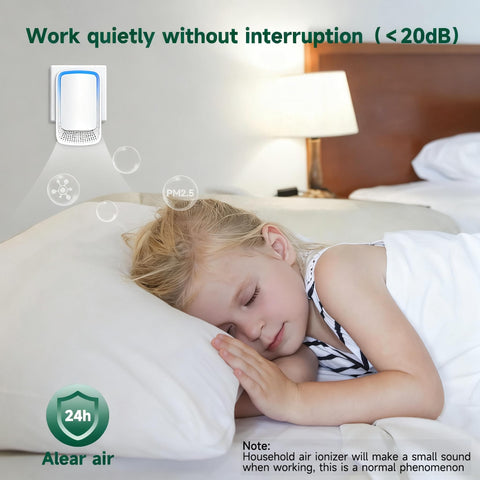 JOSTART bathroom-friendly ionizer keeps spaces fresh with discreet performance.