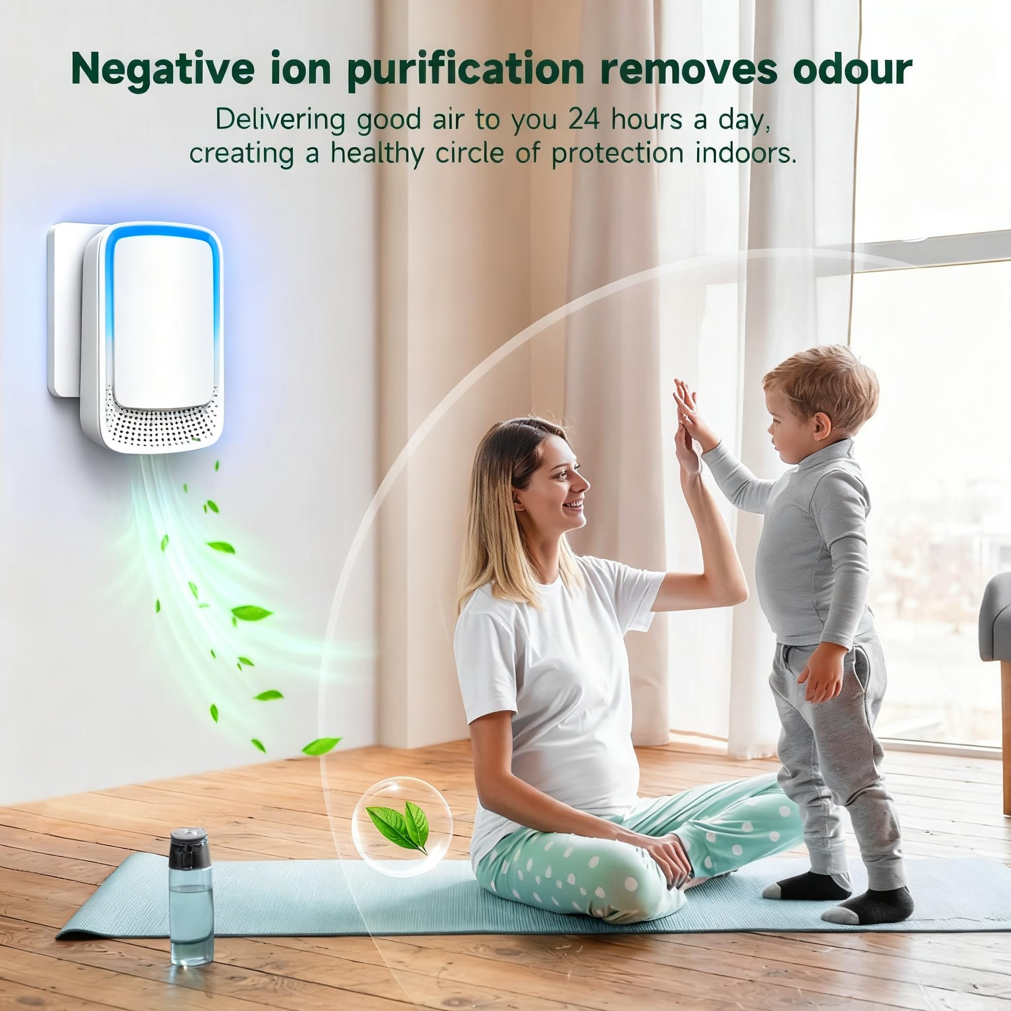 JOSTART plug-in purifier fits small spaces for discreet air enhancement.