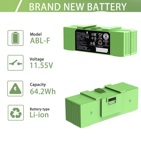 JOTACT ABL-F battery inside Roomba demonstrates upgrade potential