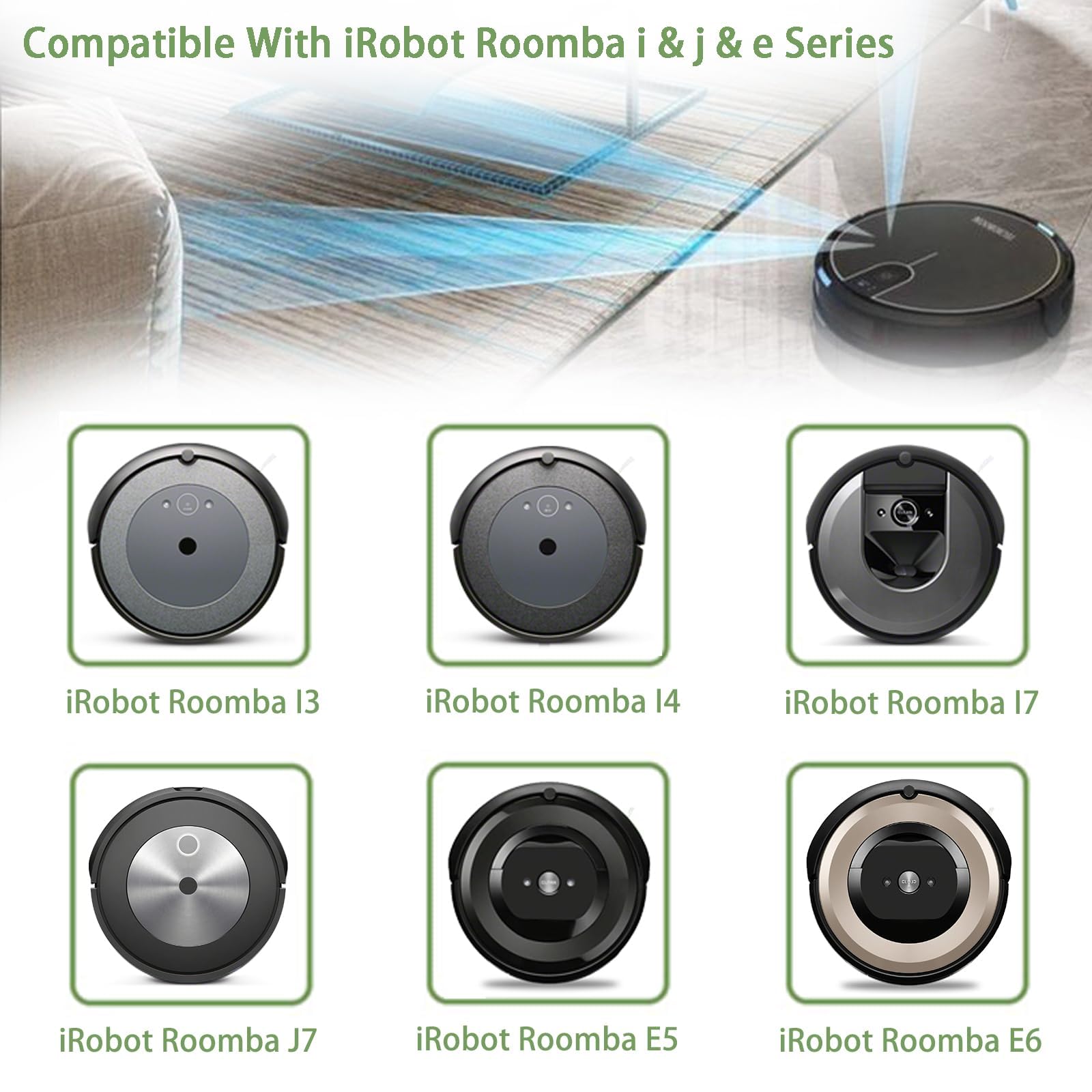 JOTACT ABL-F Roomba battery side view showing compact replacement
