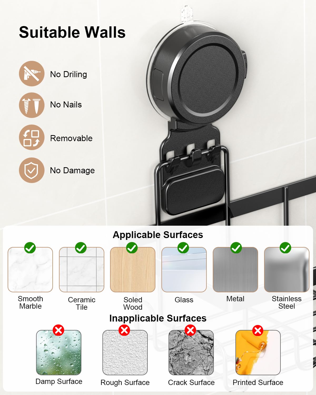 JOTPE drainage-friendly base prevents water buildup and mold risk.