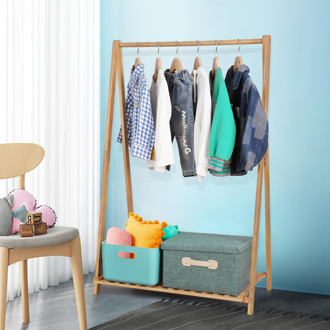 Jotsport bamboo rack highlights easy assembly and sturdy build.
