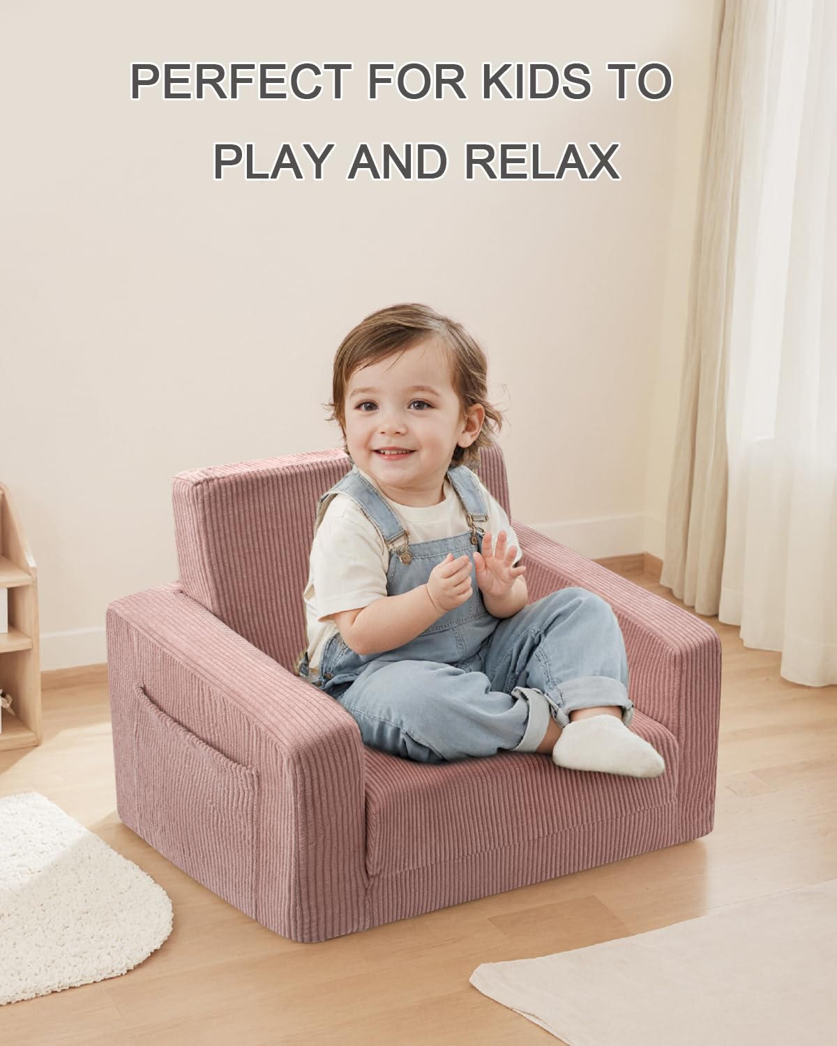 Easy setup and rapid unfolding of Jouha Toddle Chair.