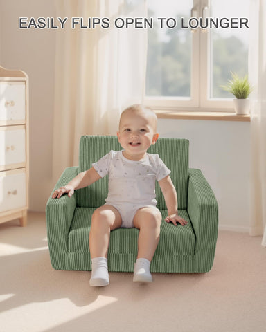 Jouha Toddle Chair removable cover is machine washable.