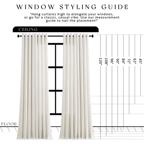 Jowels curtains are machine washable and quick to refresh