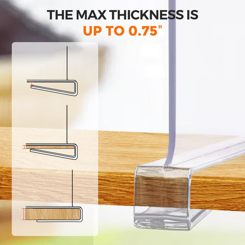 JOY DECOR acrylic vertical shelf divider creates organized shelves at a glance.