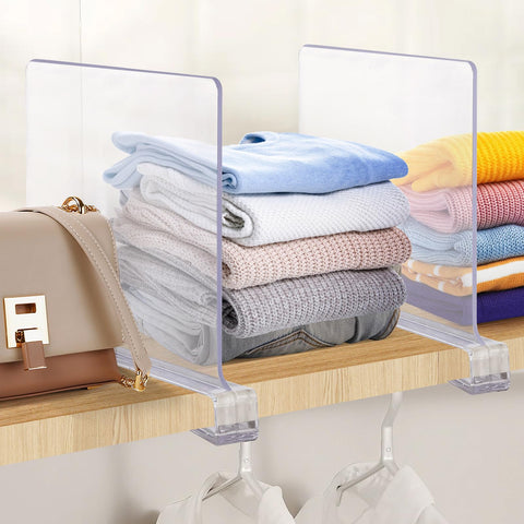 JOY DECOR multipurpose divider adapts to clothes, books, and bags.