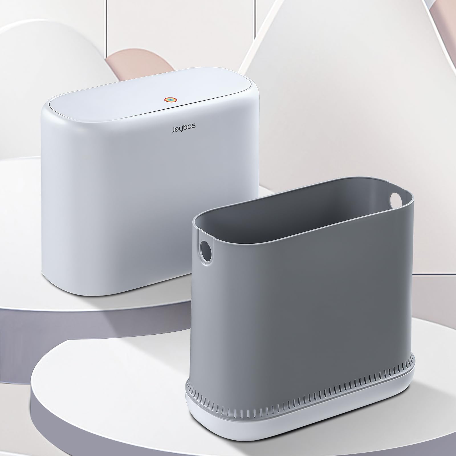 JOYBOS lid privacy feature conceals waste and reduces odors in shared spaces.