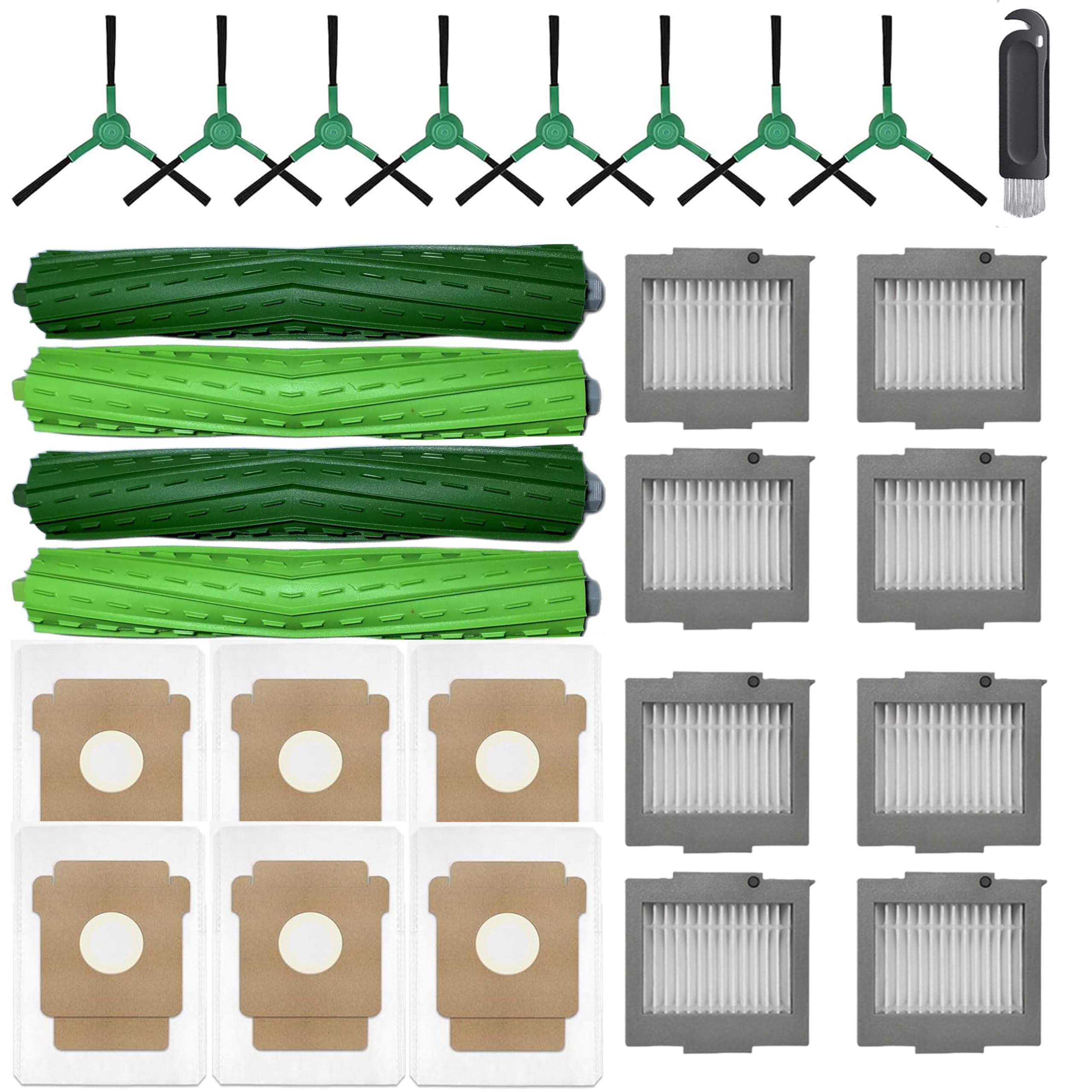 JoyBros Roomba Max 705 roller brushes two-pack for edge cleaning.