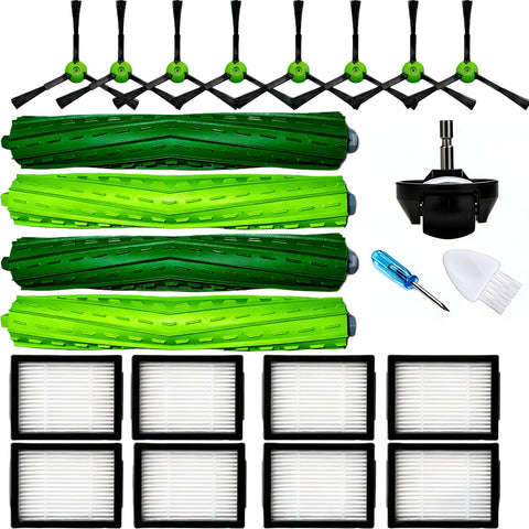 JoyBros Roomba roller brush set for deep cleaning and edge performance