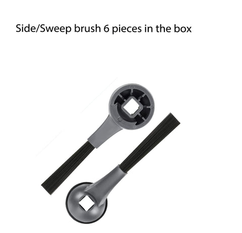 JoyBros Shark AV2610WA side brushes help reach corners easily.