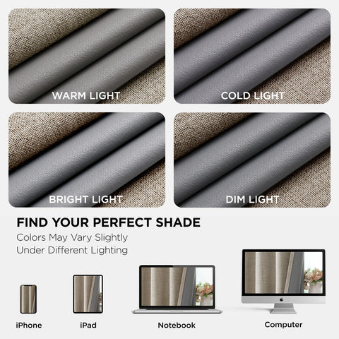 Joydeco easy-care curtains retain color after washing