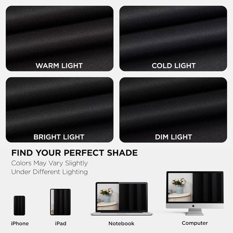 Joydeco blackout curtains living room setup with two panels for a cohesive look
