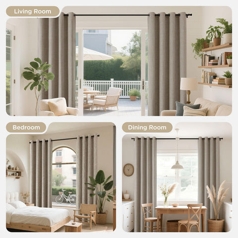 Joydeco curtains reduce noise and improve focus in living spaces