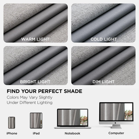 Joydeco easy-care machine washable curtains resist fading for year-round freshness.