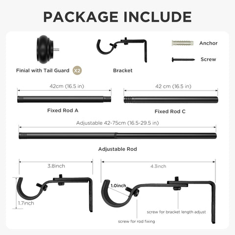 Joydeco easy-install includes brackets and anchors for quick setup.