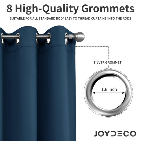 Joydeco energy-saving curtains help regulate temperature.