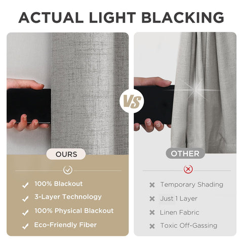 Joydeco light blocking panel on window illustrates daytime shade and increased privacy.