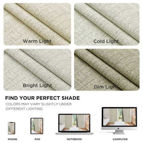 Joydeco machine-washable curtains ready for simple care and maintenance