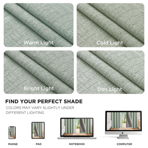 Joydeco machine-washable curtains for easy care and quick refresh.