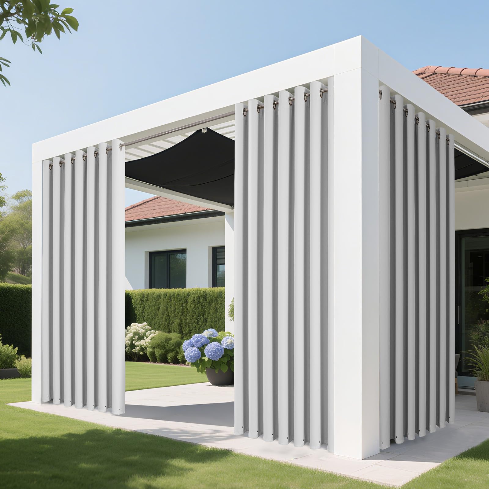 Joydeco room-divider curtains offer versatile use for spaces.