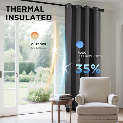 Joydeco thermal insulation visualization suggests energy savings across seasons.