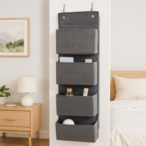 Joyful Moose easy-installation hooks install over standard doors.