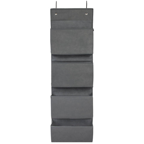 Joyful Moose over-the-door organizer maximizes space behind doors.