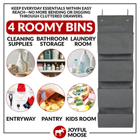 Joyful Moose pantry storage solution for snacks and spices.
