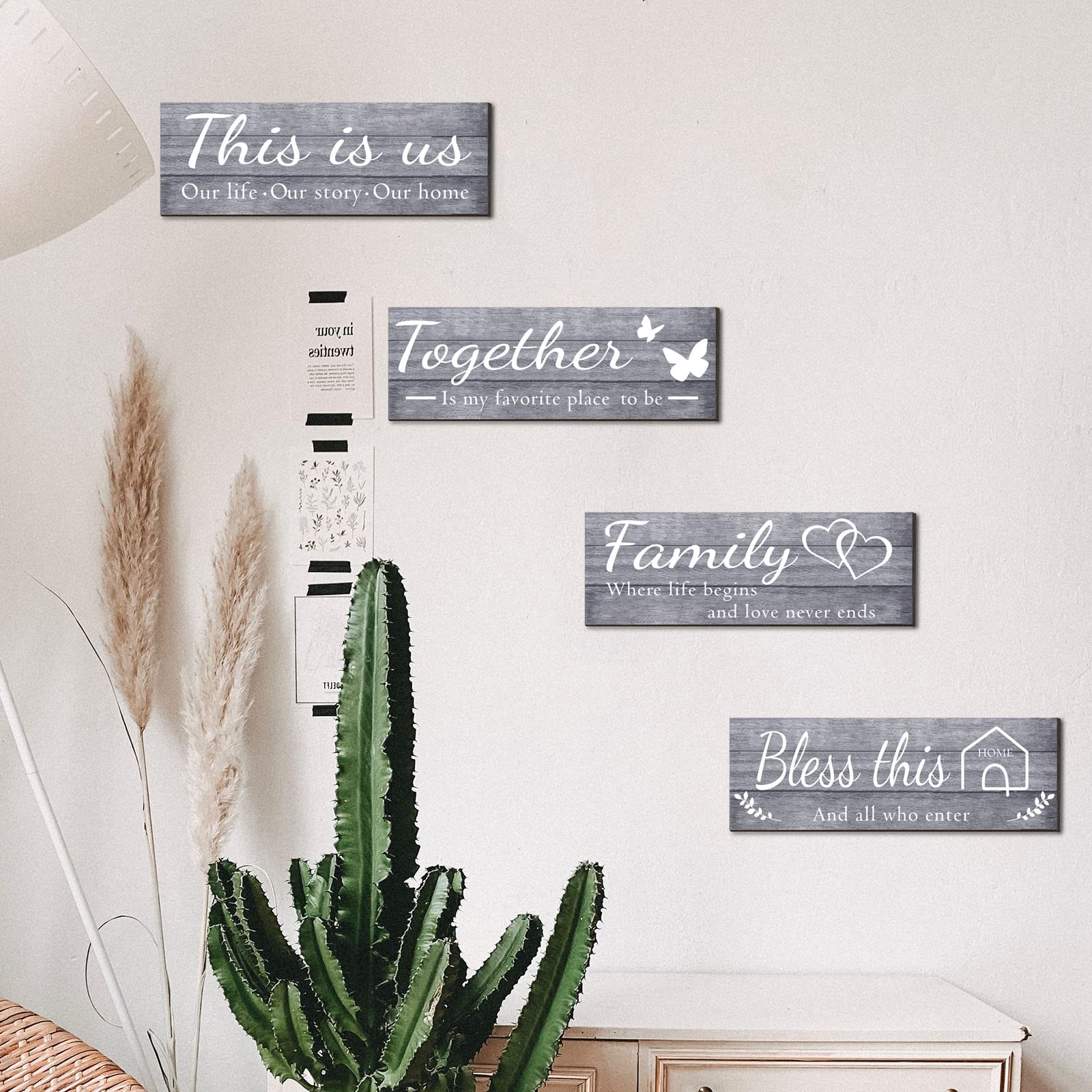 Joyhawk Bless This Home sign improves welcoming vibe for entryways.