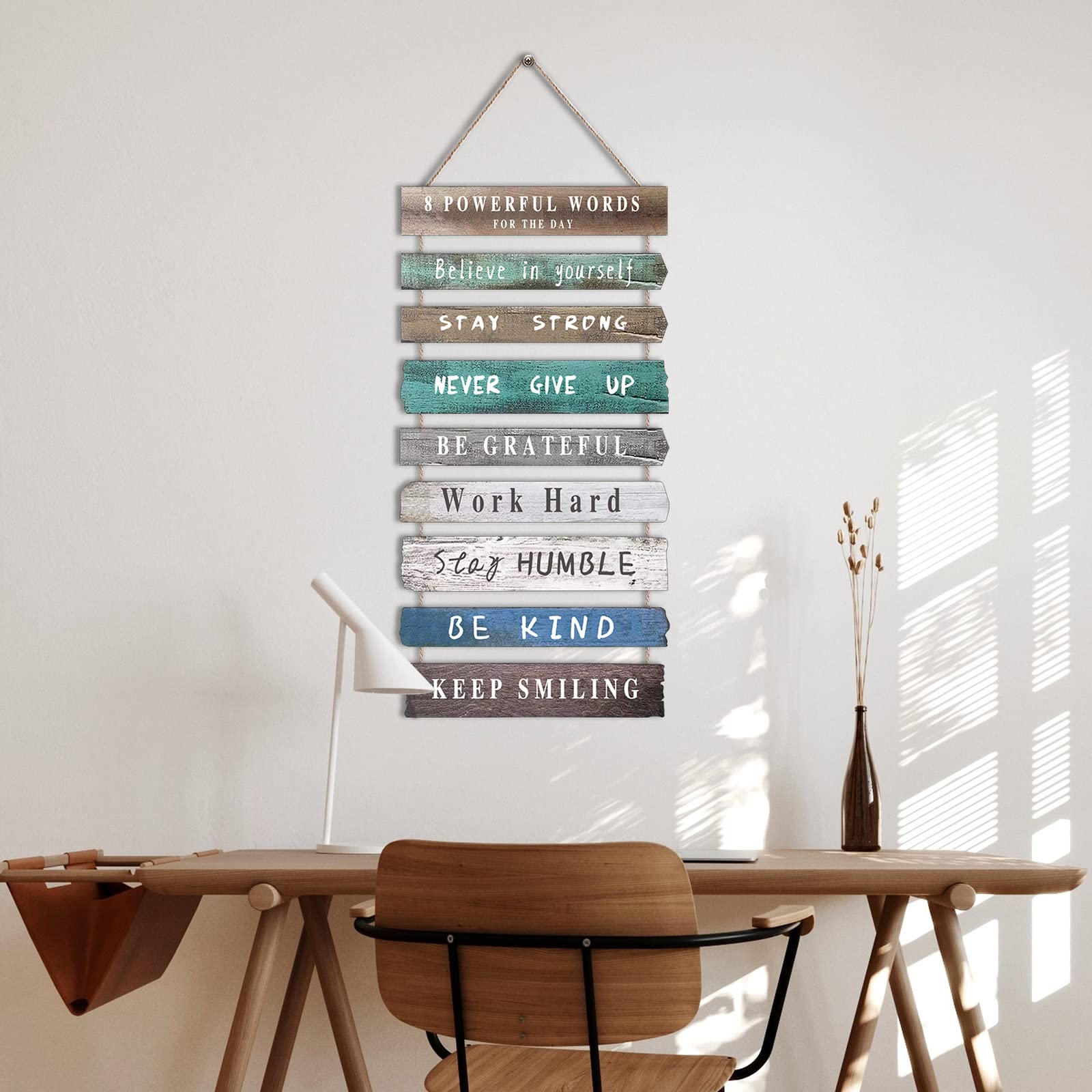 Joyhawk rustic wood wall decor in 30x60cm adds warm texture to living spaces