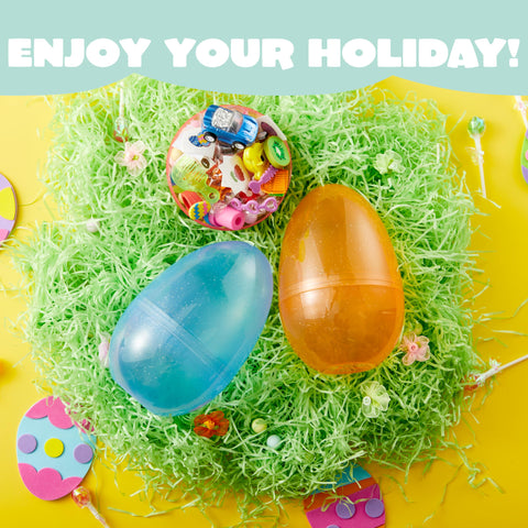 JOYIN durable polypropylene Easter eggs ideal for repeated hunts