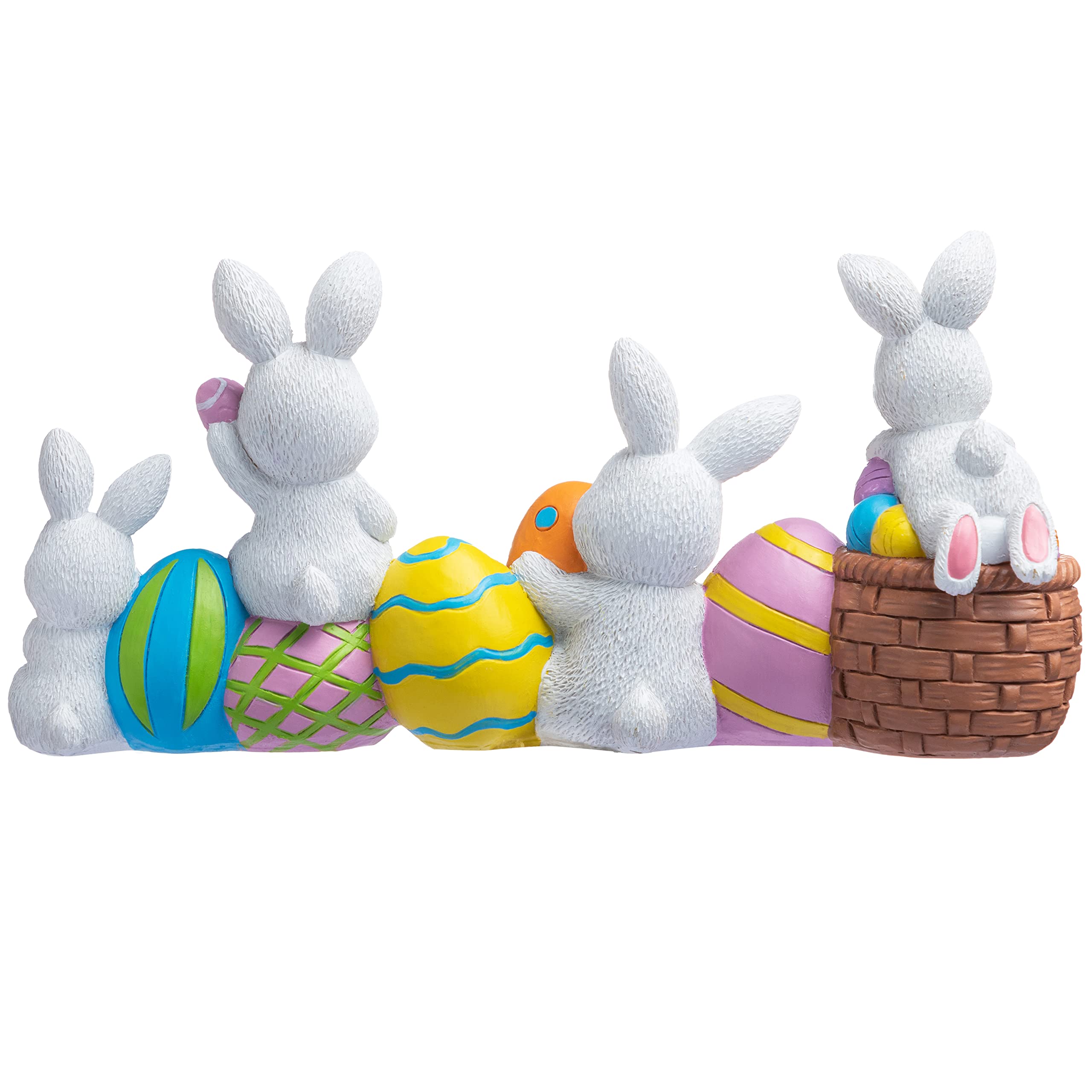 JOYIN bunny egg display brings cheerful spring color to any room