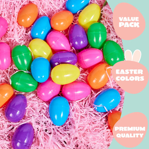 JOYIN large 3.15-inch eggs offer extra space for surprises