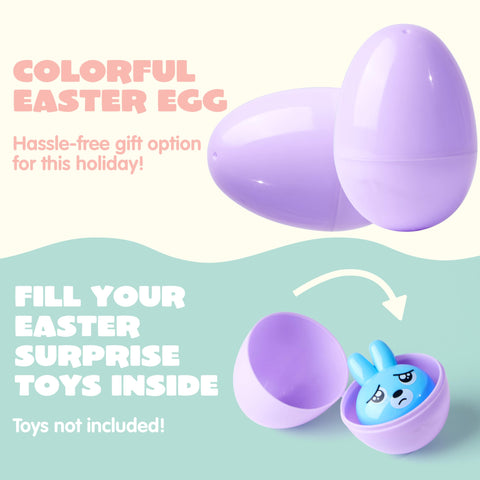 JOYIN durable plastic eggs with smooth surfaces ideal for safe handling and reuse