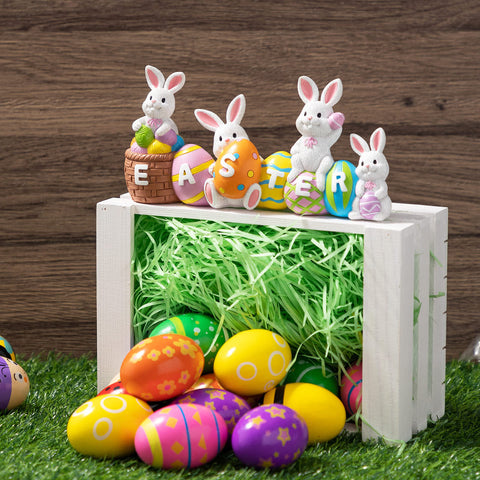 JOYIN Easter resin art piece enhances spring home decor with warmth