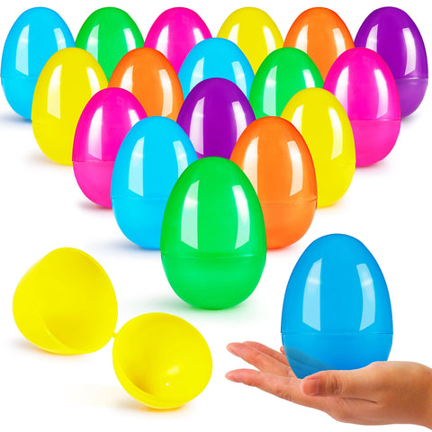 JOYIN 3.15-inch colorful Easter eggs for vibrant egg hunts and prizes