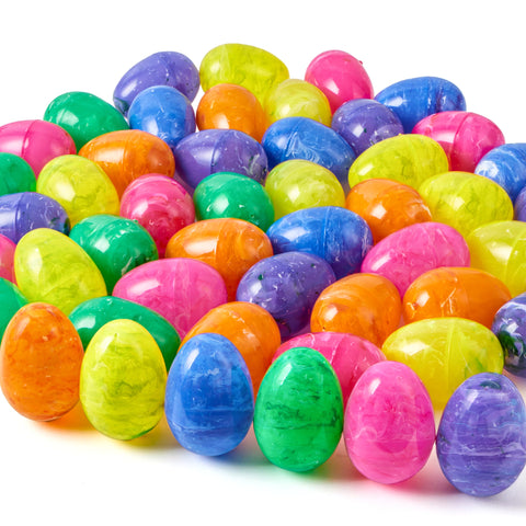 JOYIN iridescent Easter egg in rainbow finish, ideal for Easter hunts and classroom prizes.
