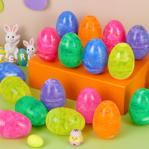 JOYIN iridescent Easter egg ideal for rainbow-themed celebrations and treasure hunts.