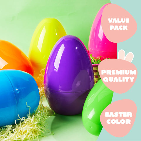 JOYIN yellow Easter egg vibrant color ideal for classroom activities and hunts