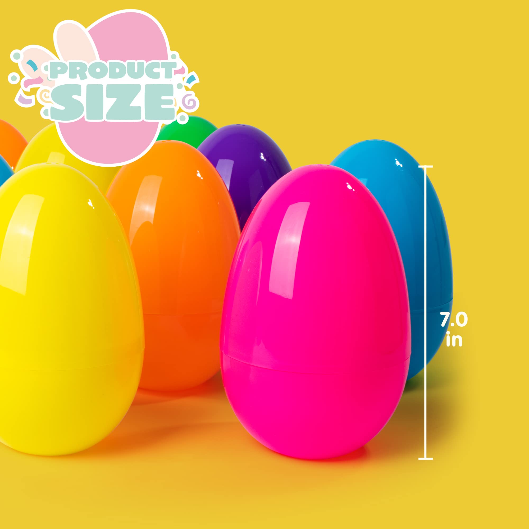 JOYIN 7-inch jumbo violet Easter egg for seasonal decorations and hunts