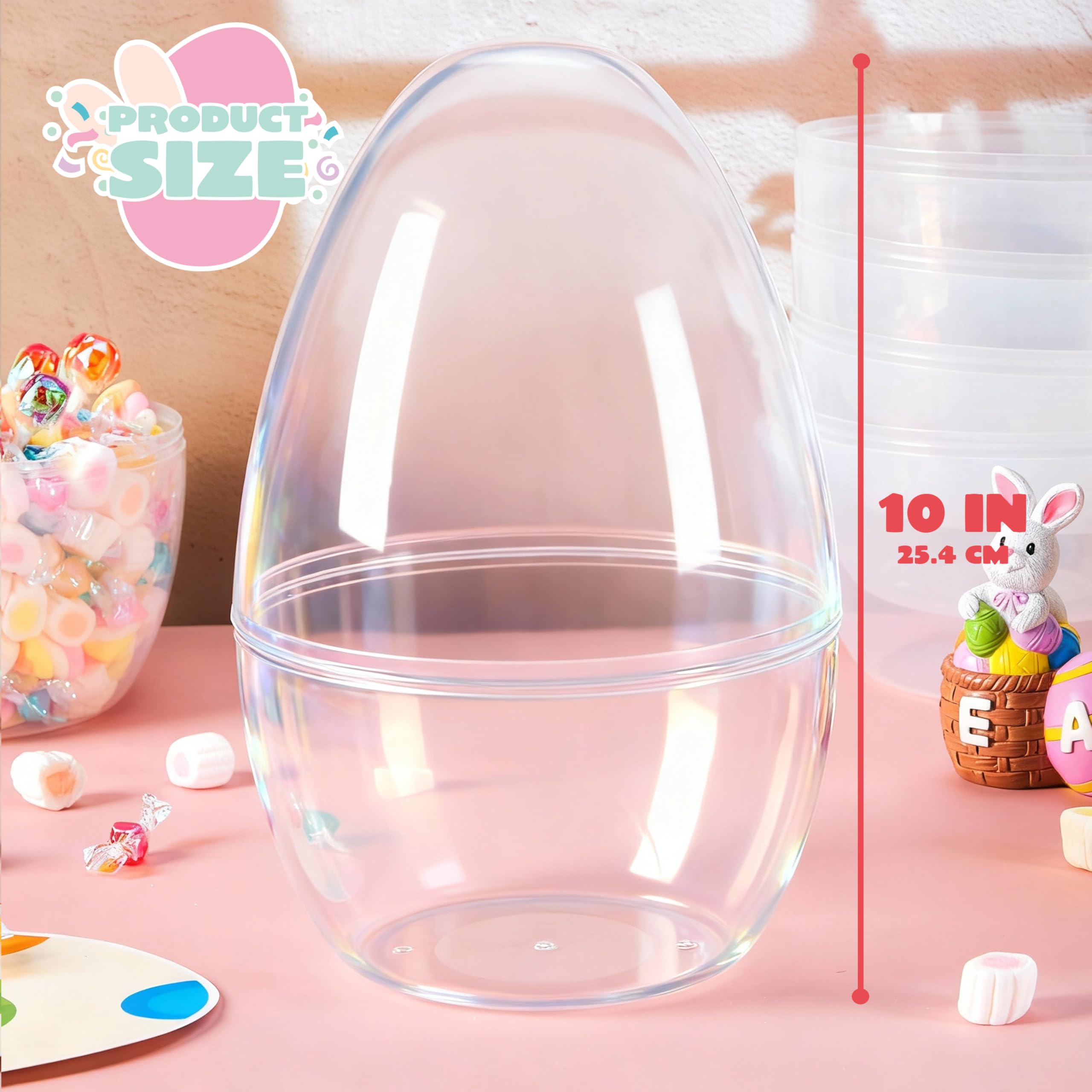 JOYIN Easter eggs centerpiece displays add vibrant, reusable decor to any table.