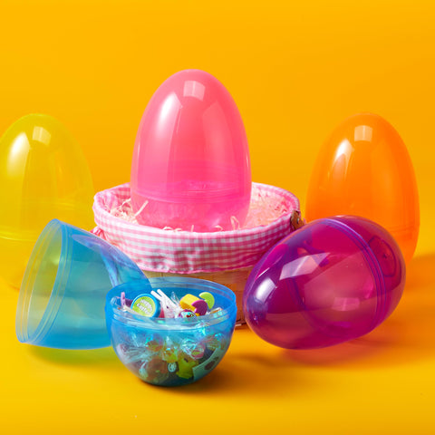 JOYIN reusable eggs perfect for seasonal decorations and treasure hunts.