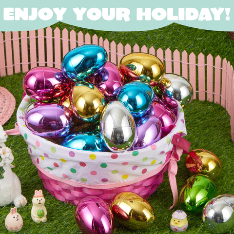 JOYIN empty eggs ideal for party favors and classroom rewards.
