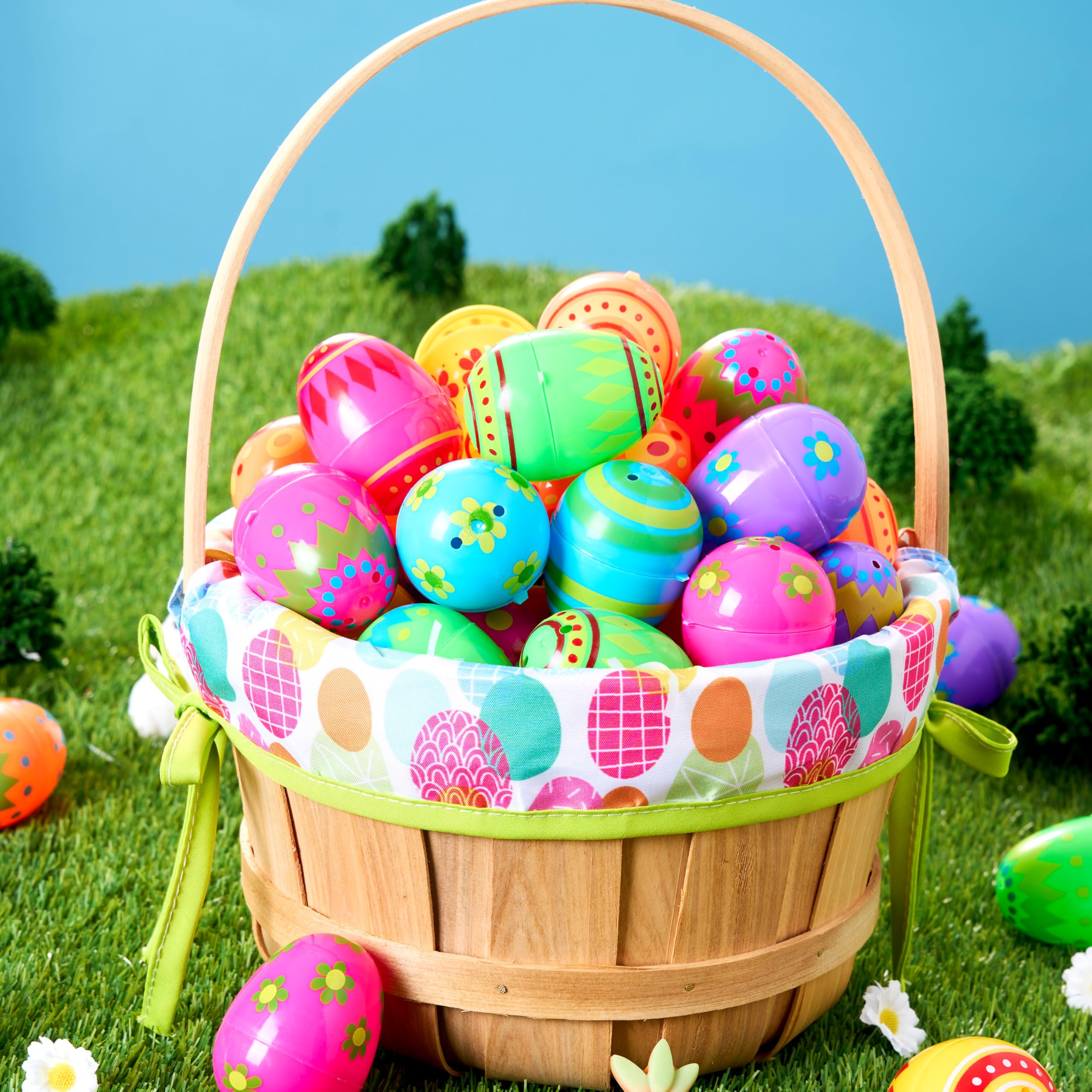 JOYIN multi-color set Easter eggs offer varied designs