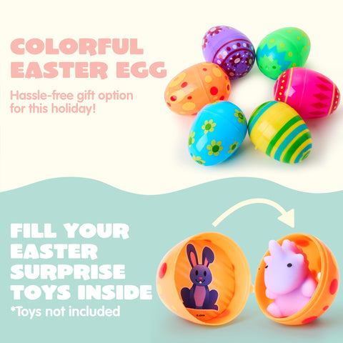 JOYIN pink printed Easter eggs spark playful prize bags