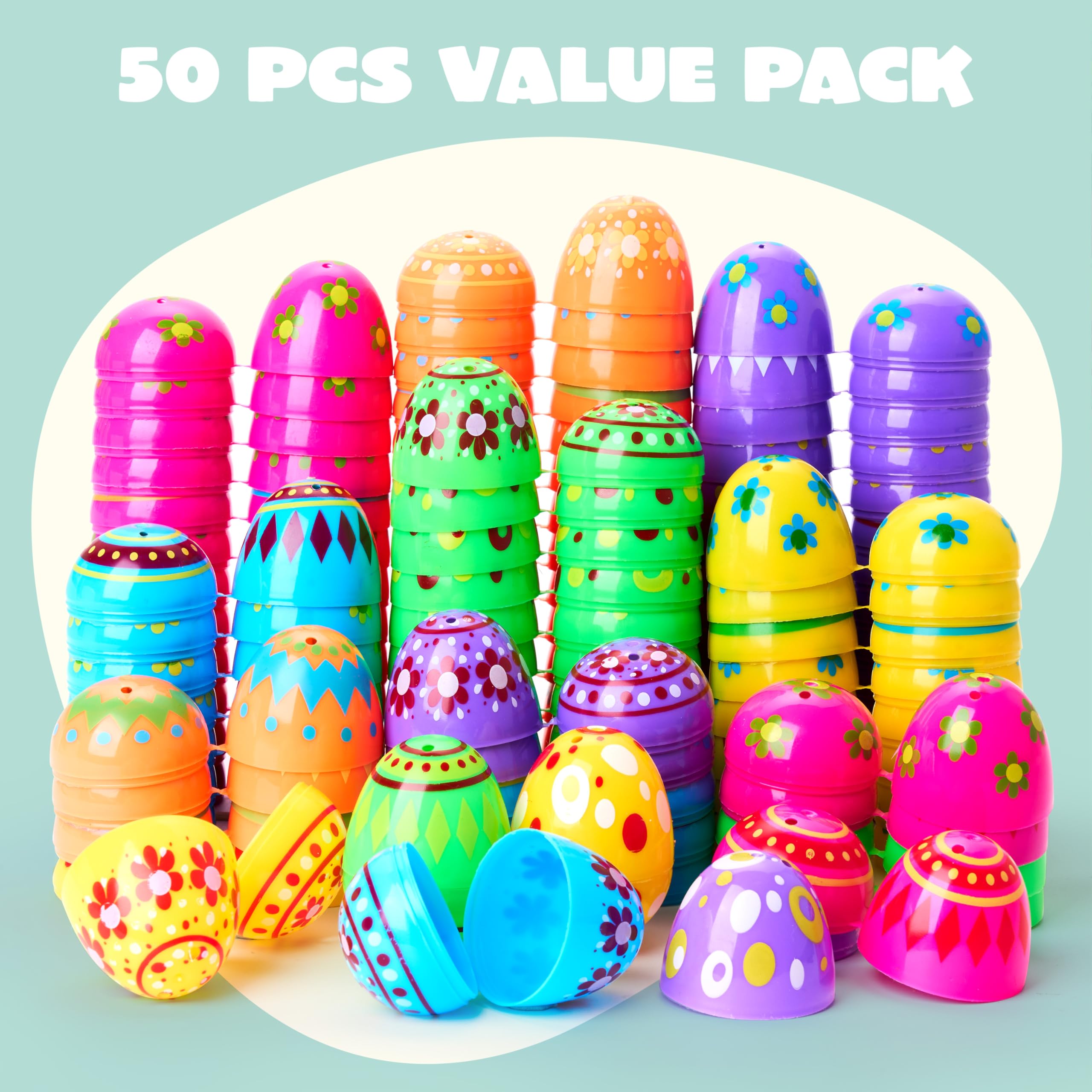 JOYIN yellow printed Easter eggs add bright cheer to baskets