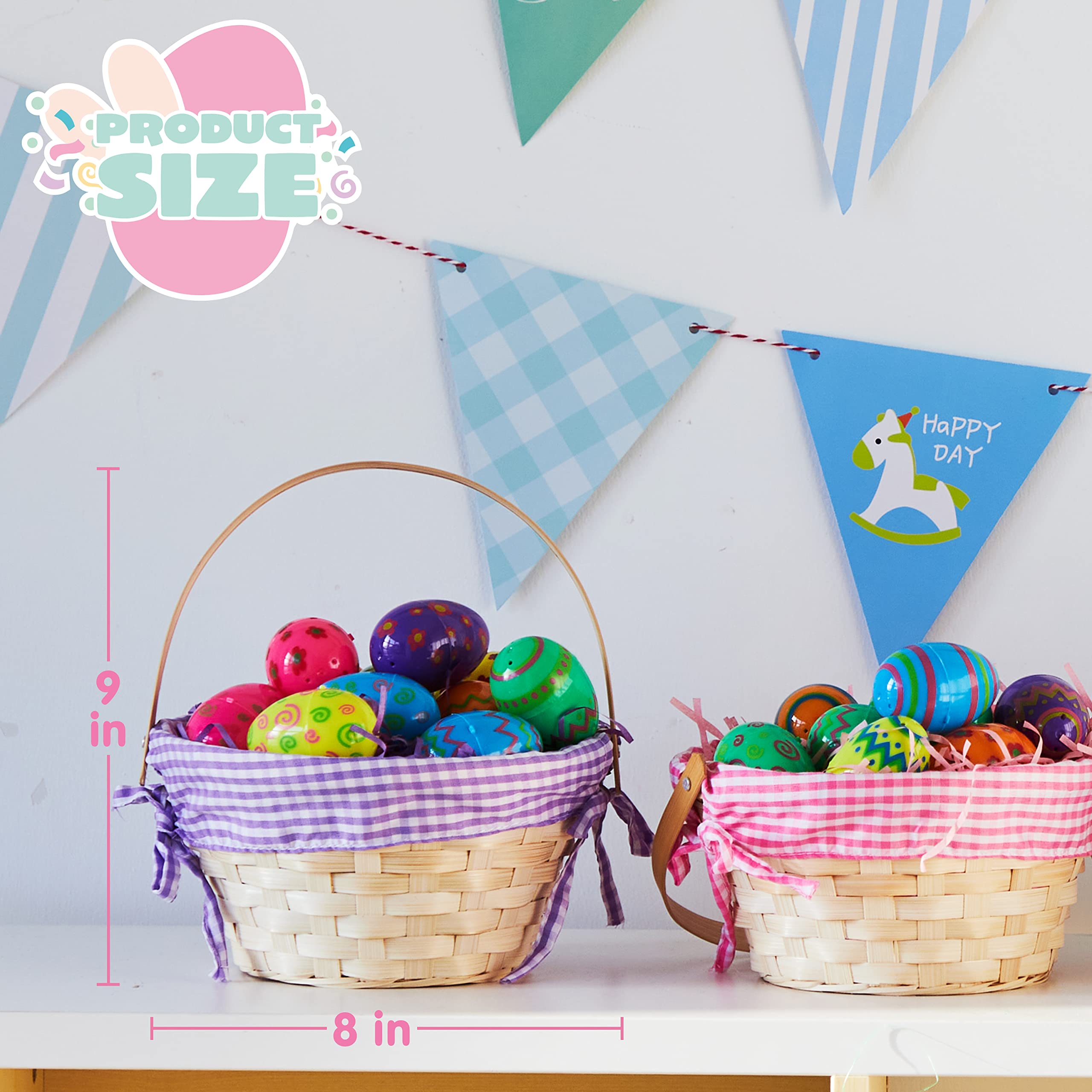 JOYIN Easter party decor ready to elevate tables and crafts.